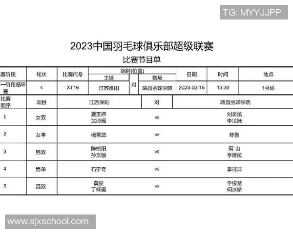 石宇奇奋战无力回天江苏队在羽超联赛中继续苦苦挣扎赛程一览
